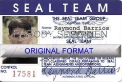 PROFESSIONAL SEAL TEAM ID, NOVELTY ID DESIGN CARD SOFTWARE SOUVENIR NOVELTY NEW IDENTITY CARD
